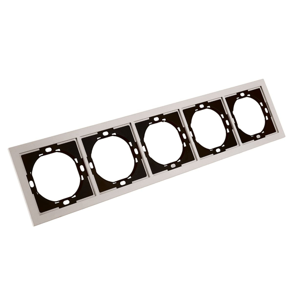 Рамка 5-местная, Stekker Мия, PFR00-3005-08, пудровый жемчуг 50490