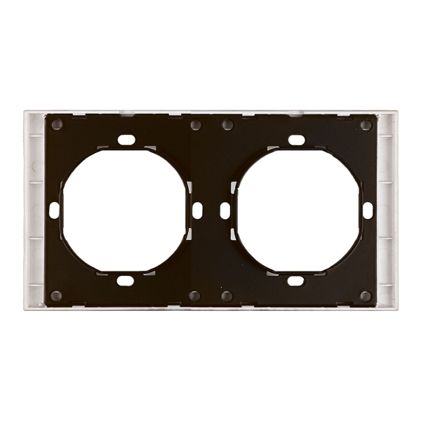 Рамка 2-местная, Stekker Мия, PFR00-3002-08, пудровый жемчуг 50487