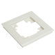 Рамка 1-постовая для сенсорных механизмов, подсветки Stekker Катрин белый GFR00-7001-01S 50303