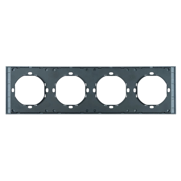 Рамка 4-местная, Stekker Мия, PFR00-3004-05, черный бархат 50464