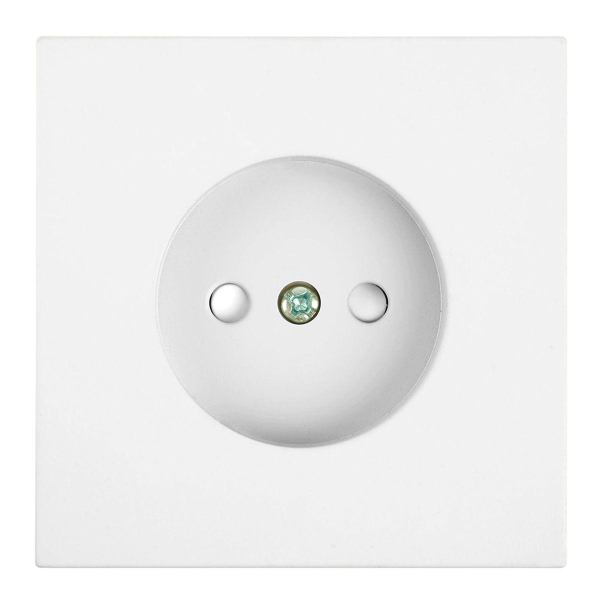 Розетка 1-местная с защитной шторкой (механизм), Stekker, б/з, 250В, 16А Мия, RST16-3109-01, белая магнолия 50439