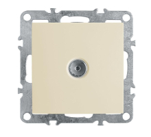 Розетка телевизионная 1-местная (механизм), Stekker, PST00-9108-02 Эрна, слоновая кость 39326