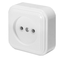 Розетка 2P Stekker Брест белый PST16-20-20 39687