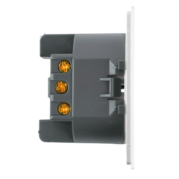 Розетка 1-местная с защитной шторкой с/з (механизм), Stekker, 250В, 16А Мия, RST16-3110-01, белая магнолия 50440