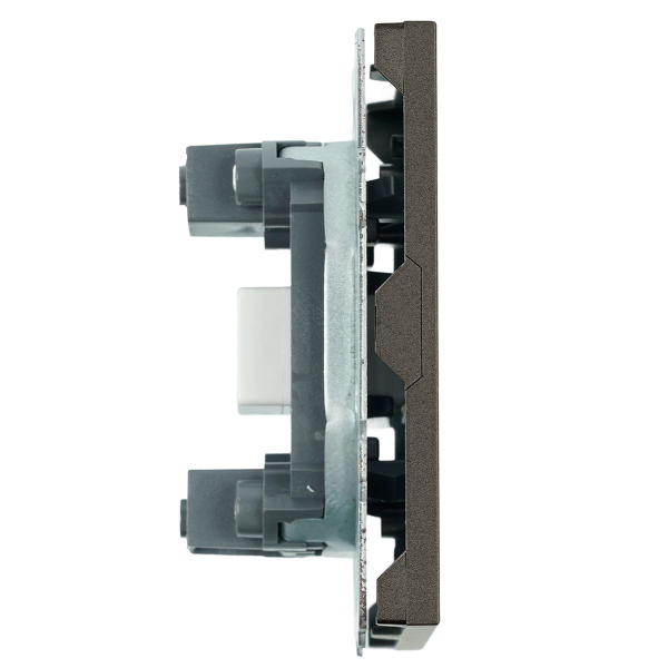 Розетка HDMI 2.0 Type A (механизм), Stekker Эмили, RST00-5118-09, антрацит, soft touch 50168