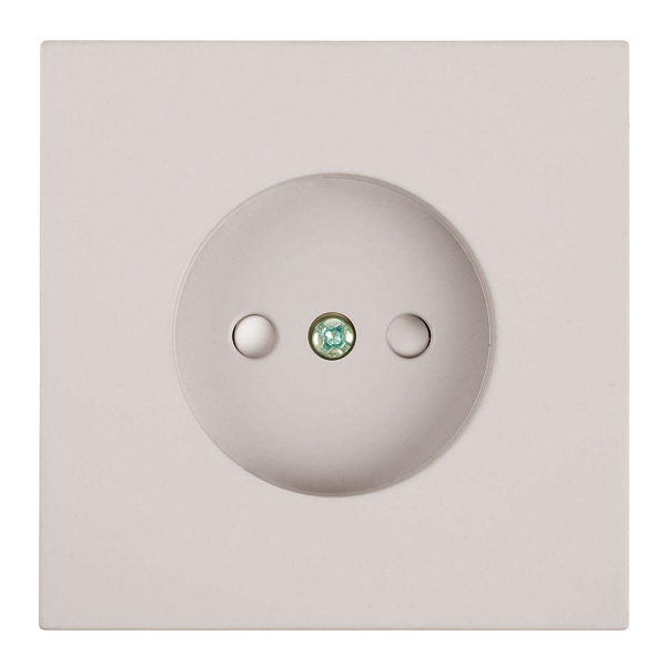 Розетка 1-местная с защитной шторкой (механизм), Stekker, б/з, 250В, 16А Мия, RST16-3109-08, пудровый жемчуг 50483