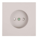 Розетка 1-местная с защитной шторкой (механизм), Stekker, б/з, 250В, 16А Мия, RST16-3109-08, пудровый жемчуг 50483