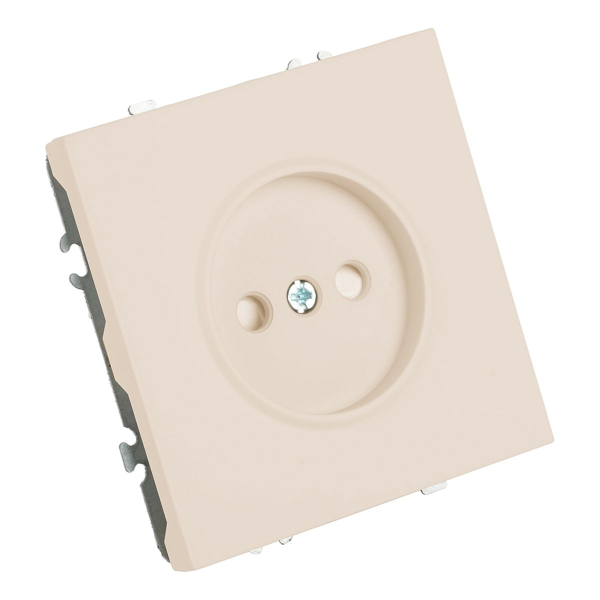 Розетка 1-местная с защитной шторкой (механизм), Stekker, б/з, 250В, 16А Эмили, RST16-5109-08, кашемир, soft touch 49902