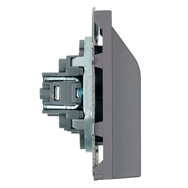 Кабельный вывод ( механизм), Stekker Эмили, платиново-серый, soft-touch, RST00-5119-10 50222