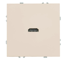 Розетка HDMI 2.0 Type A (механизм), Stekker Эмили, RST00-5118-08, кашемир, soft touch 50169