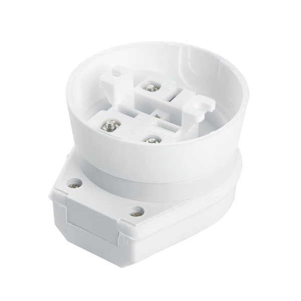 Вилка с розеткой для плит с/з Stekker, PPG32-52-20, разборные, открытой установки, 250В, 32А, белый 39469