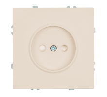 Розетка 1-местная с защитной шторкой (механизм), Stekker, б/з, 250В, 16А Эмили, RST16-5109-08, кашемир, soft touch 49902