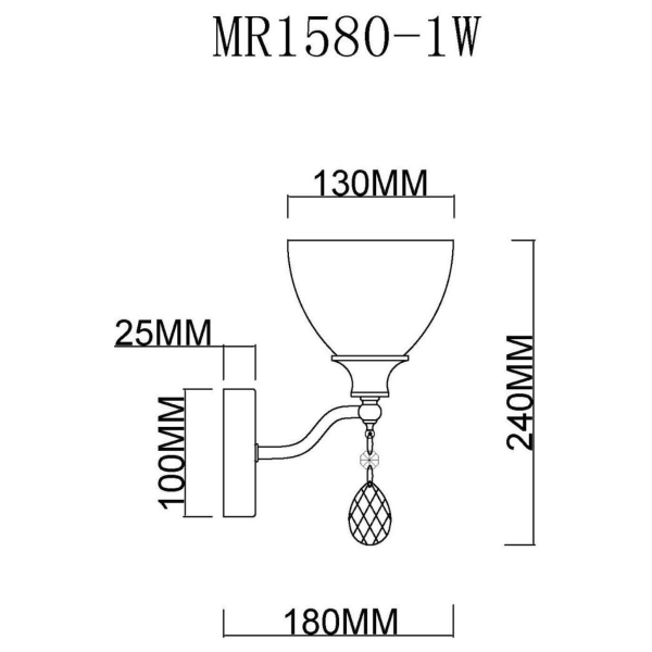 Бра MyFar Mistic MR1580-1W