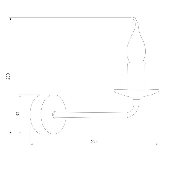 Бра TK Lighting 4611 Limal