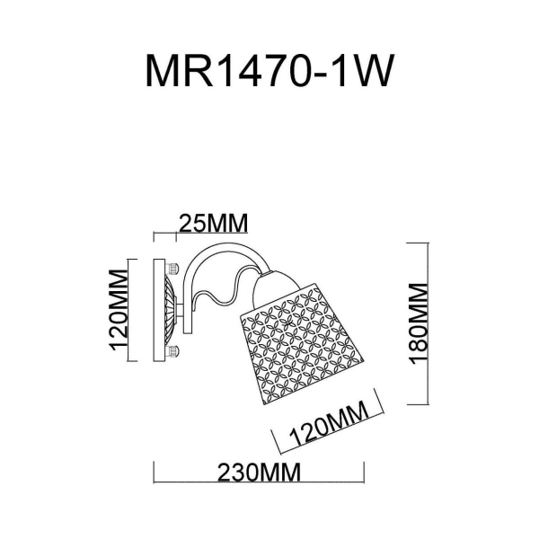 Бра MyFar Luiza MR1470-1W