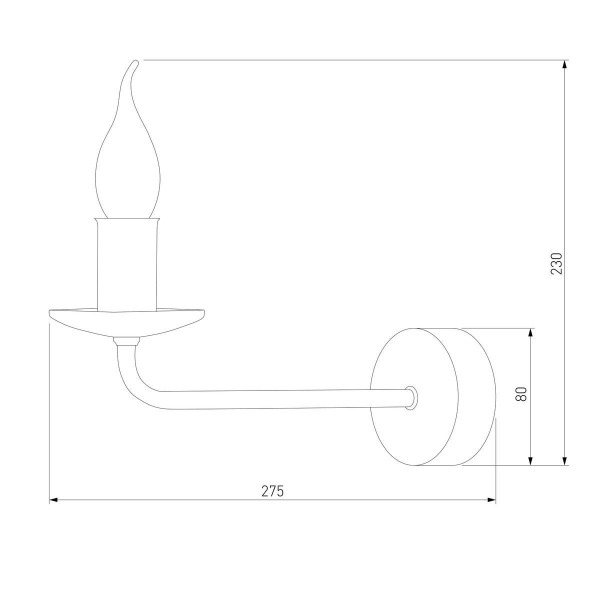 Бра TK Lighting 10244 Limal