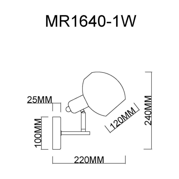 Бра MyFar Diana MR1640-1W