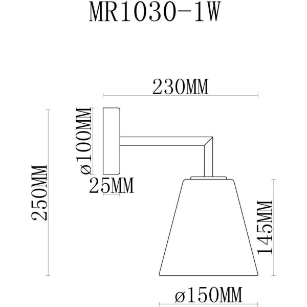 Бра MyFar Stiven MR1030-1W