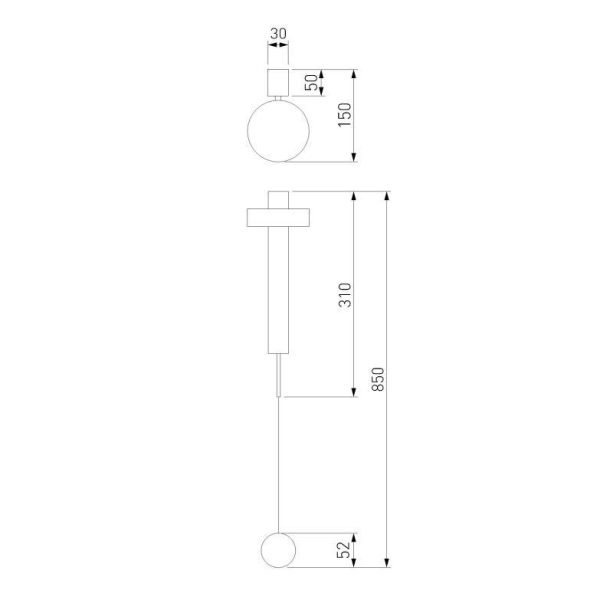 Бра Elektrostandard Orco 40112/LED черный a057590