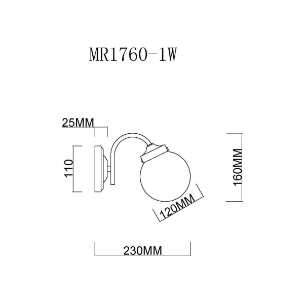 Бра MyFar Easy MR1760-1W