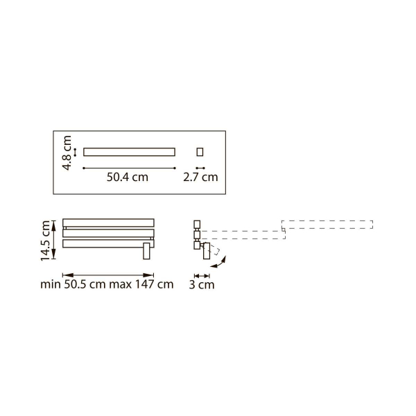 Бра (светильник настенный) Dive Lightstar 740647