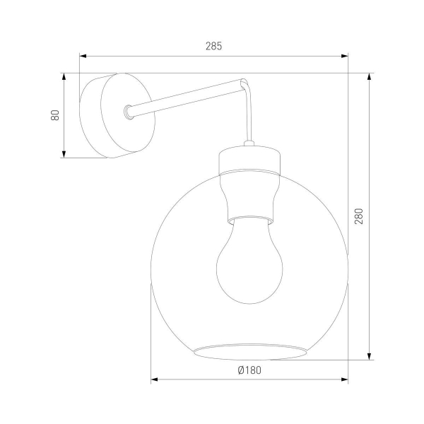 Бра TK Lighting 4135 Cubus