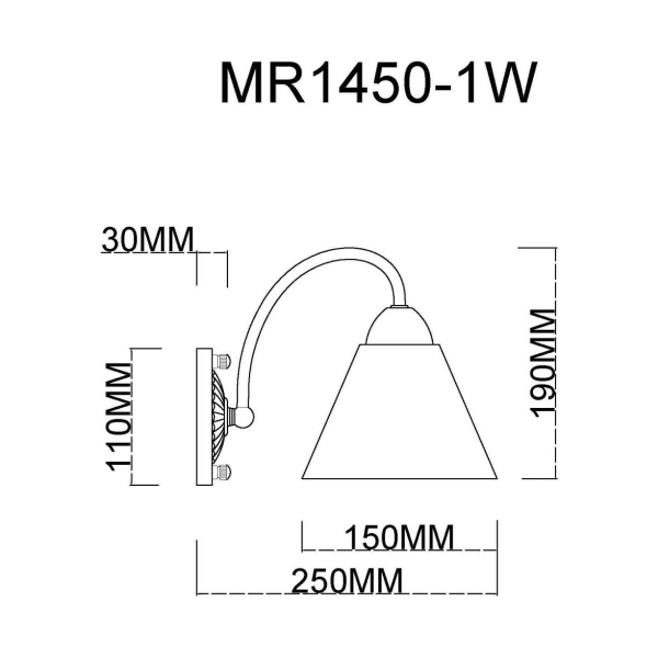 Бра MyFar Anna MR1450-1W