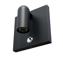 Бра 3W 277LM 3000K, черный Omega Lightstar 200937