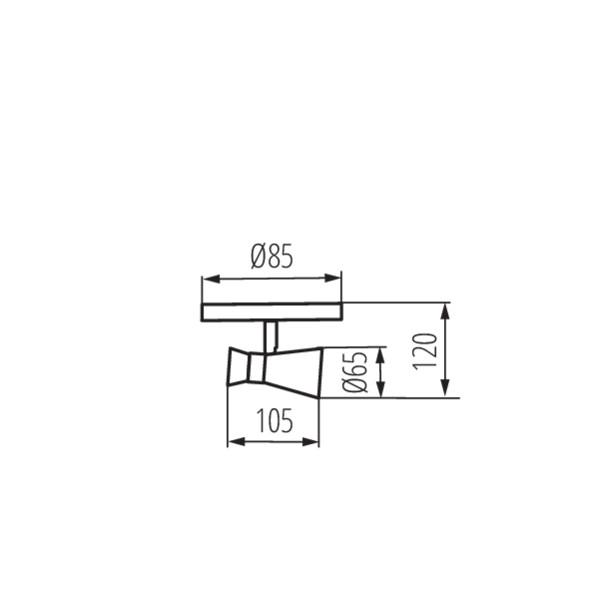 Спот Kanlux MILENO EL-1O ASR-AN 29111 Спот Kanlux MILENO EL-1O ASR-AN 29111