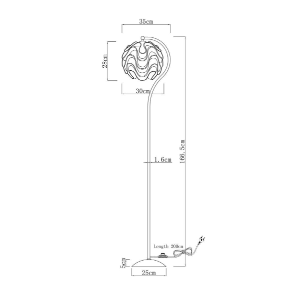 Торшер Moderli Flake V11010-F