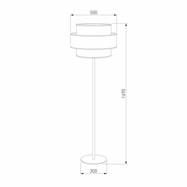 Торшер TK Lighting 6451 Trio