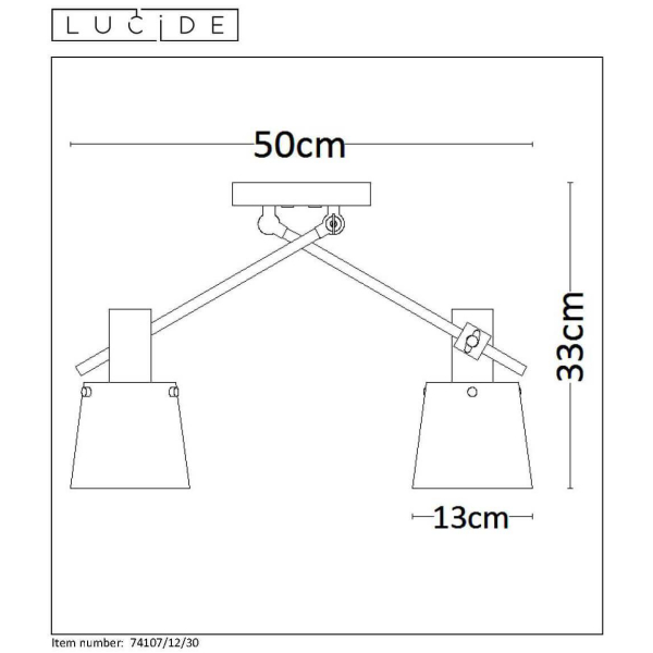 Спот Lucide Quinny 74107/12/30