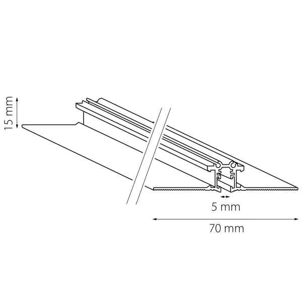 Шинопровод встраиваемый Lightstar Linea 506227