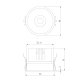 Встраиваемый светодиодный светильник Elektrostandard Forte 25071/LED a069411