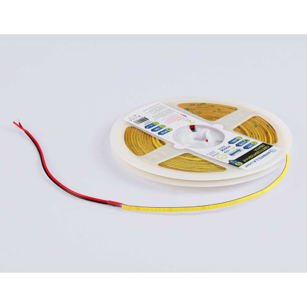 Светодиодная лента Ambrella Light GS4603 COB 384Led/ 7W m/ 24V IP20 6500K/ 5m*3mm*2mm (2 конт.) GS4603