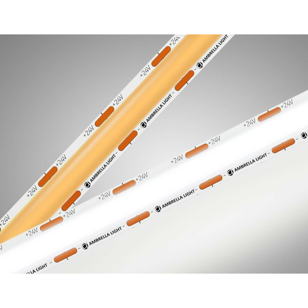 Светодиодная лента Ambrella Light GS4802 COB 616Led/19W m/ 24V IP20 4500K/ 5m*12mm*2mm (2 конт.) GS4802