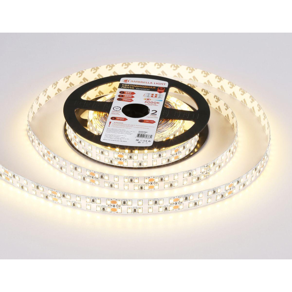 Светодиодная лента Ambrella Light 24W/m 240LED/m 2835SMD дневной белый 5M GS3702