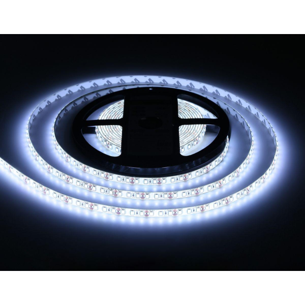 Светодиодная влагозащищенная лента Ambrella Light 9,6W/m 120LED/m 2835SMD холодный белый 5M GS1203