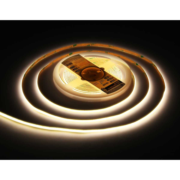 Светодиодная лента Ambrella Light GS4612 COB 400Led/10W m/ 24V IP20 4500K/ 5m*5mm*2.1mm (2 конт.) GS4612