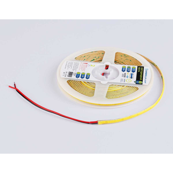 Светодиодная лента Ambrella Light GS4613 COB 400Led/10W m/ 24V IP20 6500K/ 5m*5mm*2.1mm (2 конт.) GS4613
