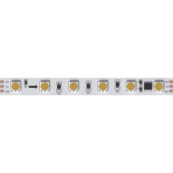 Светодиодная лента 24V 14,4W/m 3100К 5м Arte Lamp SPI A2406010-03-3K Светодиодная лента 24V 14,4W/m 3100К 5м Arte Lamp SPI A2406010-03-3K