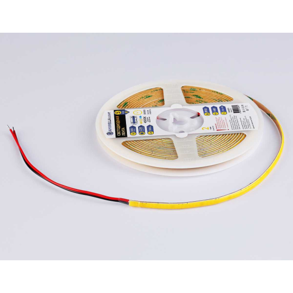 Светодиодная лента Ambrella Light GS4612 COB 400Led/10W m/ 24V IP20 4500K/ 5m*5mm*2.1mm (2 конт.) GS4612