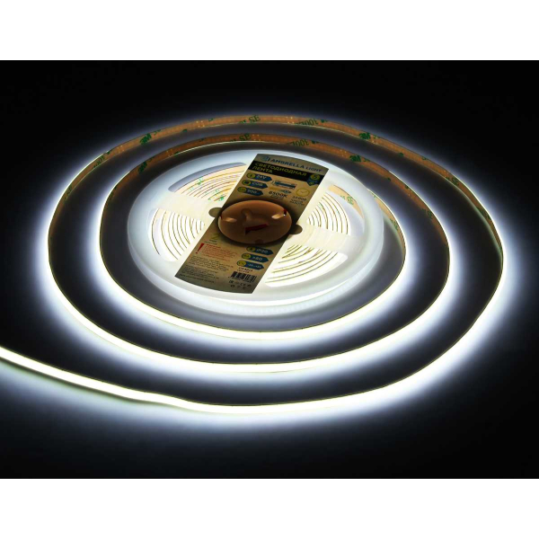 Светодиодная лента Ambrella Light GS4613 COB 400Led/10W m/ 24V IP20 6500K/ 5m*5mm*2.1mm (2 конт.) GS4613