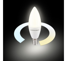 Умная лампа Свеча  LED C37 Е14 7W 3300К-6500К CCT+DIM (BLE2779) Elektrostandard a071005