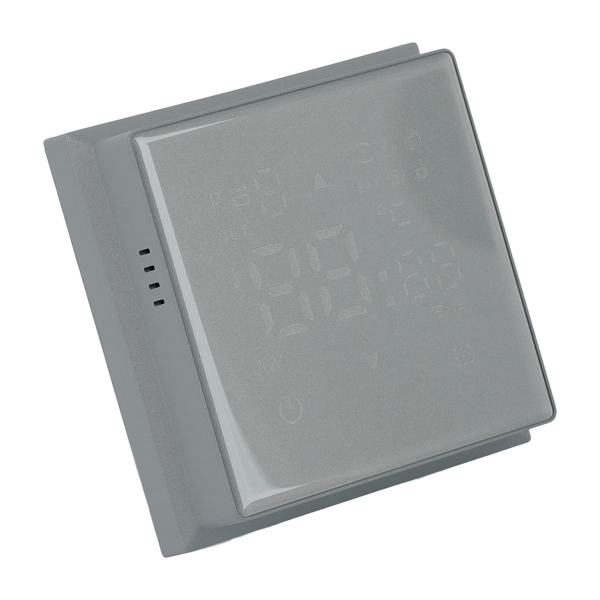 Терморегулятор Wi-Fi (механизм), Stekker, 250В, 3500Вт Эмили, RSW00-5119-10, платиново-серый, soft touch 50378