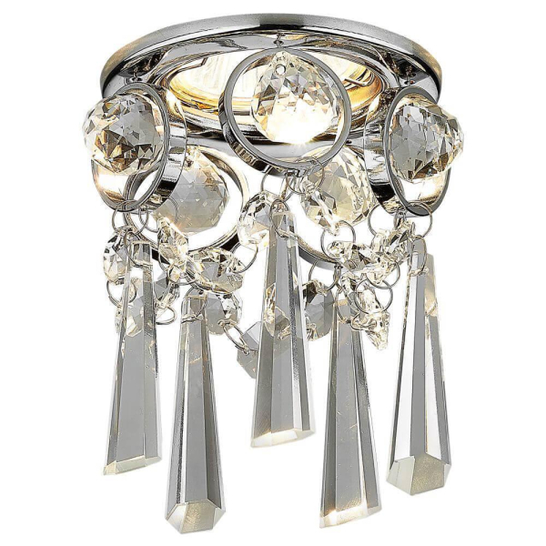 Встраиваемый светильник Ambrella light Crystal K2222 CH/CL Встраиваемый светильник Ambrella light Crystal K2222 CH/CL