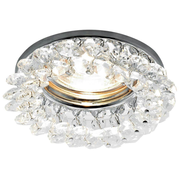 Встраиваемый светильник Ambrella light Crystal K206 CL/CH Встраиваемый светильник Ambrella light Crystal K206 CL/CH