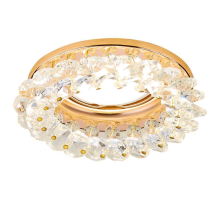 Встраиваемый светильник Ambrella light Crystal K206 CL/G