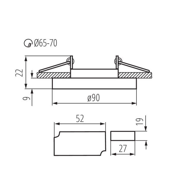 Точечный светильник Kanlux SOREN O-SR CW 24416 Точечный светильник Kanlux SOREN O-SR CW 24416