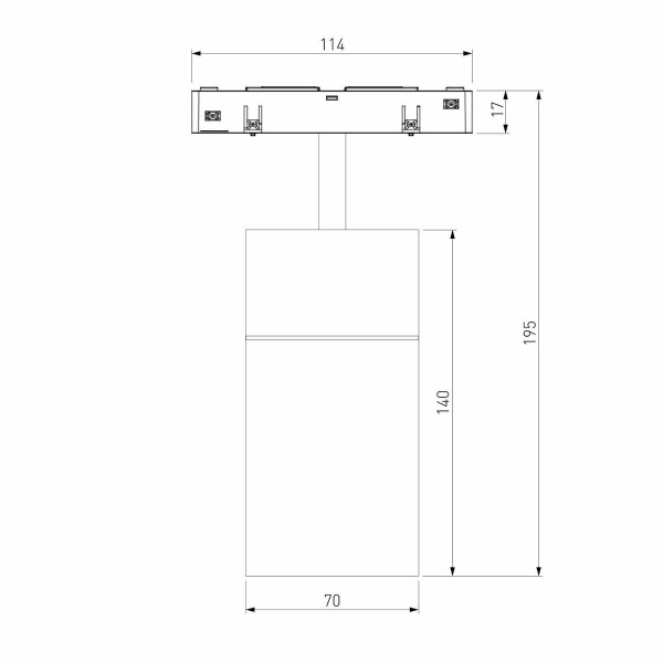 Трековый светодиодный светильник Elektrostandard Slim Magnetic Comfi 85187/01 a066515